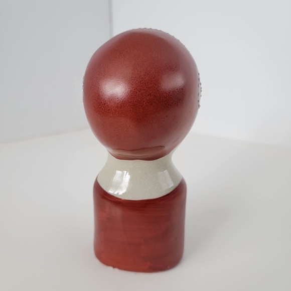 Vintage 6" Scandinavian Folk Art Lady Head Bust Gemma Taccogna Style - Picture 3 of 6